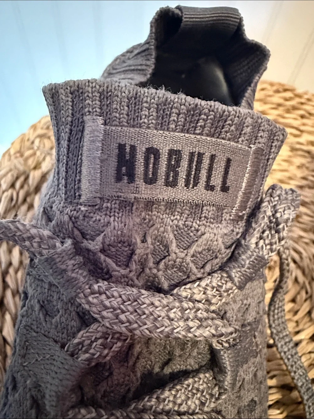 NOBULL Gray Knit Training Shoe